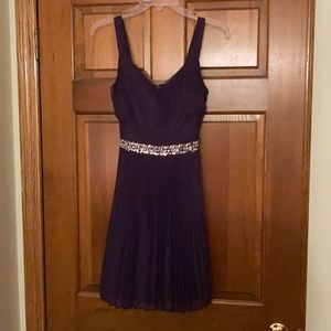 Purple homecoming dress
